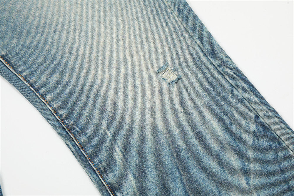 Ripped Slightly Flared Jeans Men