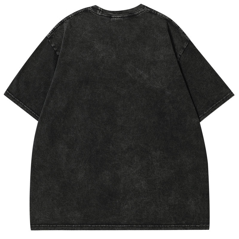 Men washed tee