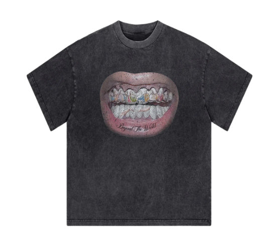 Men Tee mouth
